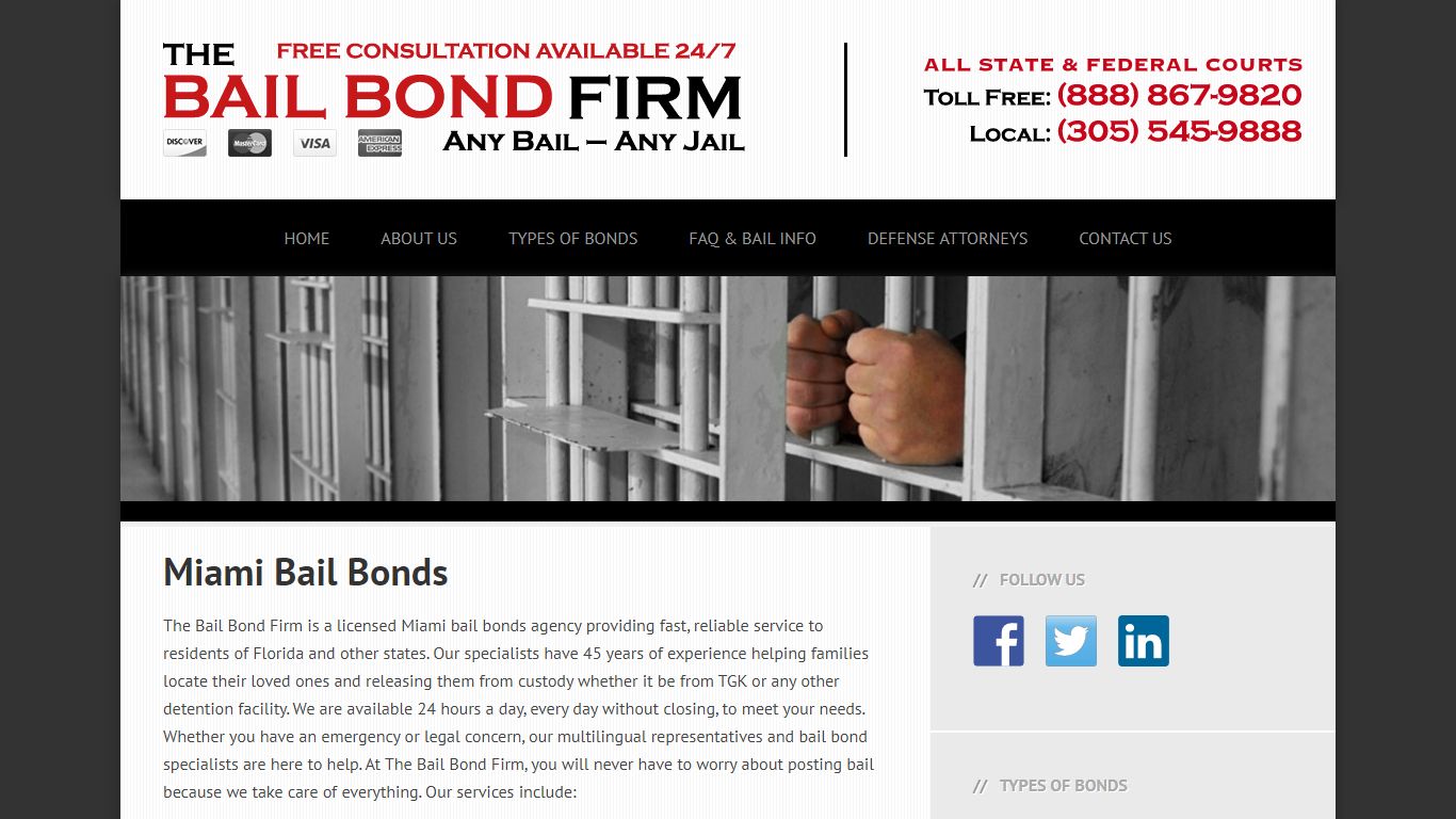 Miami Bail Bonds - 24/7 | TGK | Miami-Dade Bail Bondsman | The Bail ...